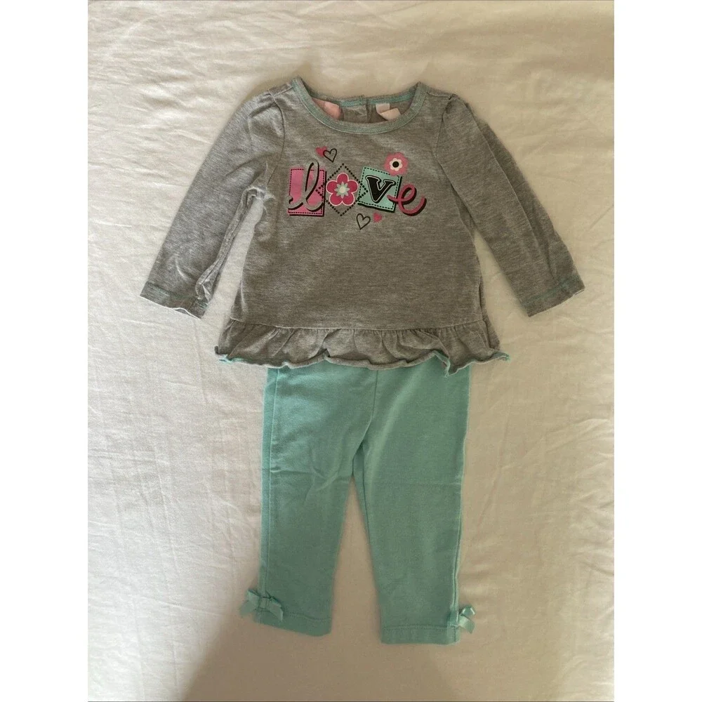 6-9 Month Kids Headquarters' baby girl clothes -  2 piece outfit | 